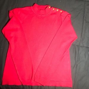 Used Red sweater size small